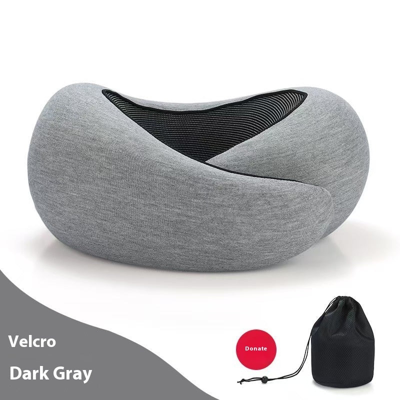 Memory Foam Travel Neck Pillow | Adjustable U-Shape Support