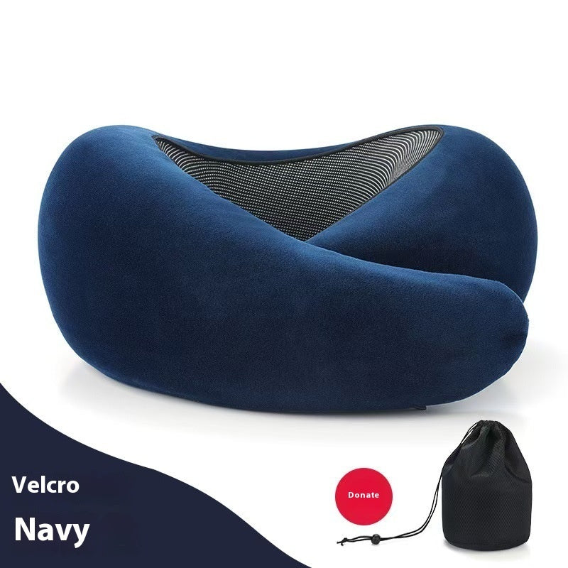 Memory Foam Travel Neck Pillow | Adjustable U-Shape Support