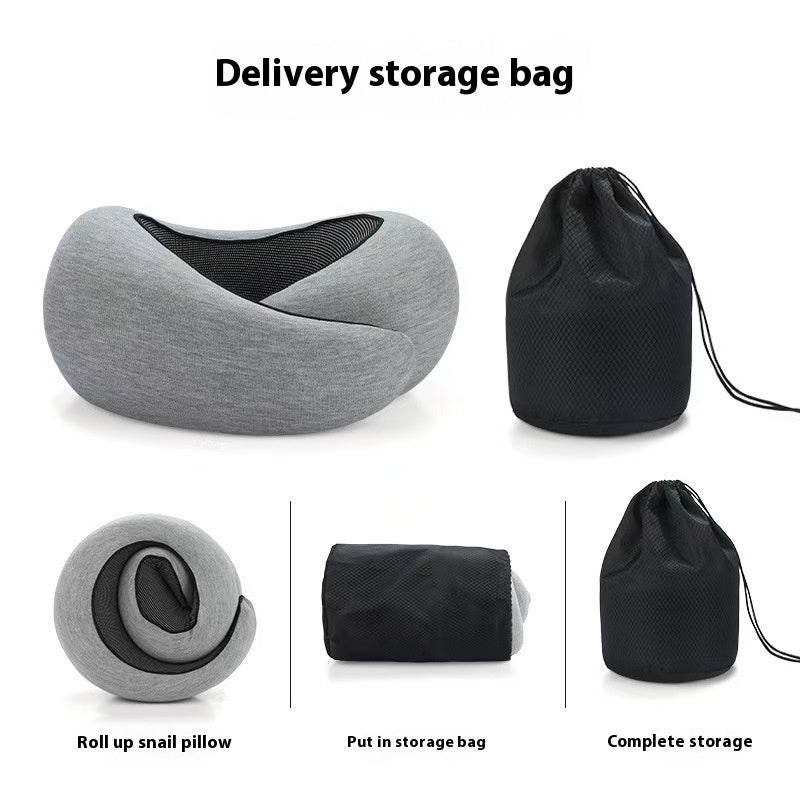 Memory Foam Travel Neck Pillow | Adjustable U-Shape Support