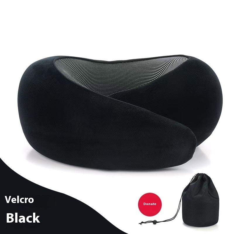 Memory Foam Travel Neck Pillow | Adjustable U-Shape Support