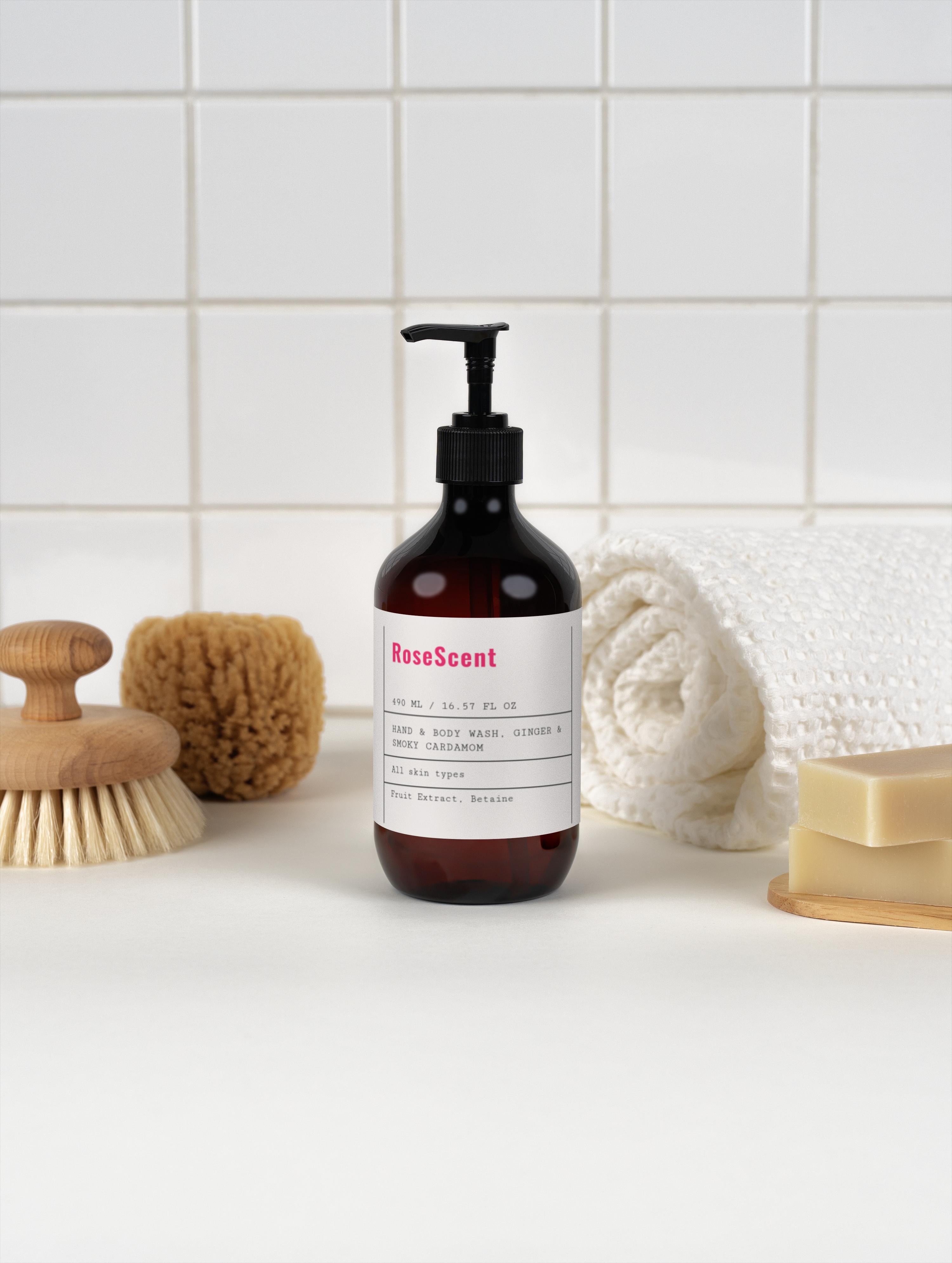 Hand & Body Wash, Ginger & Smoky Cardamom