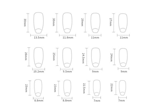 Fake Nails Stars And Moon